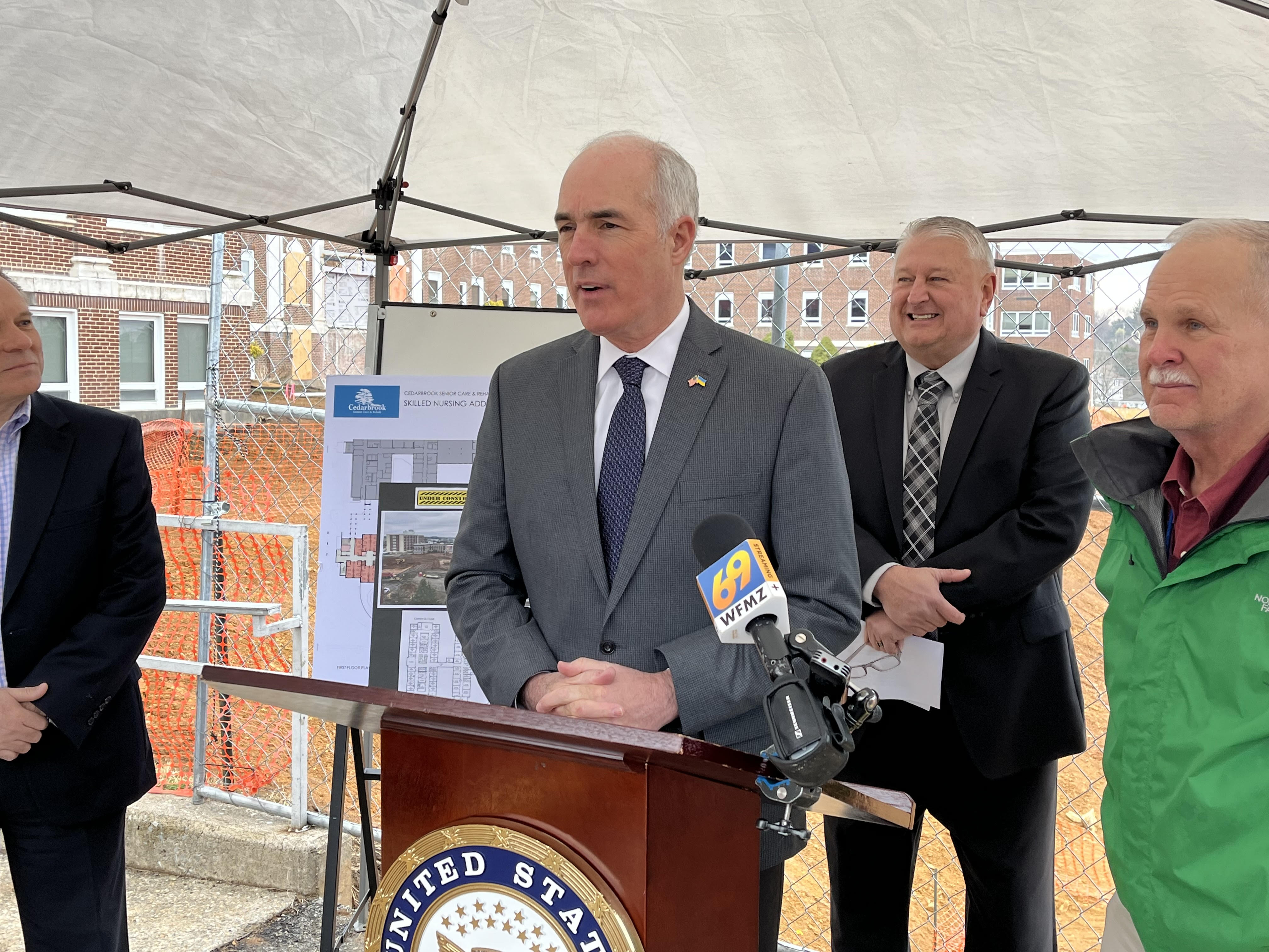 Sen. Bob Casey at Cedarbook